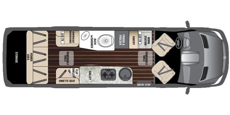 2017 Airstream Interstate Grand Tour EXT floorplan