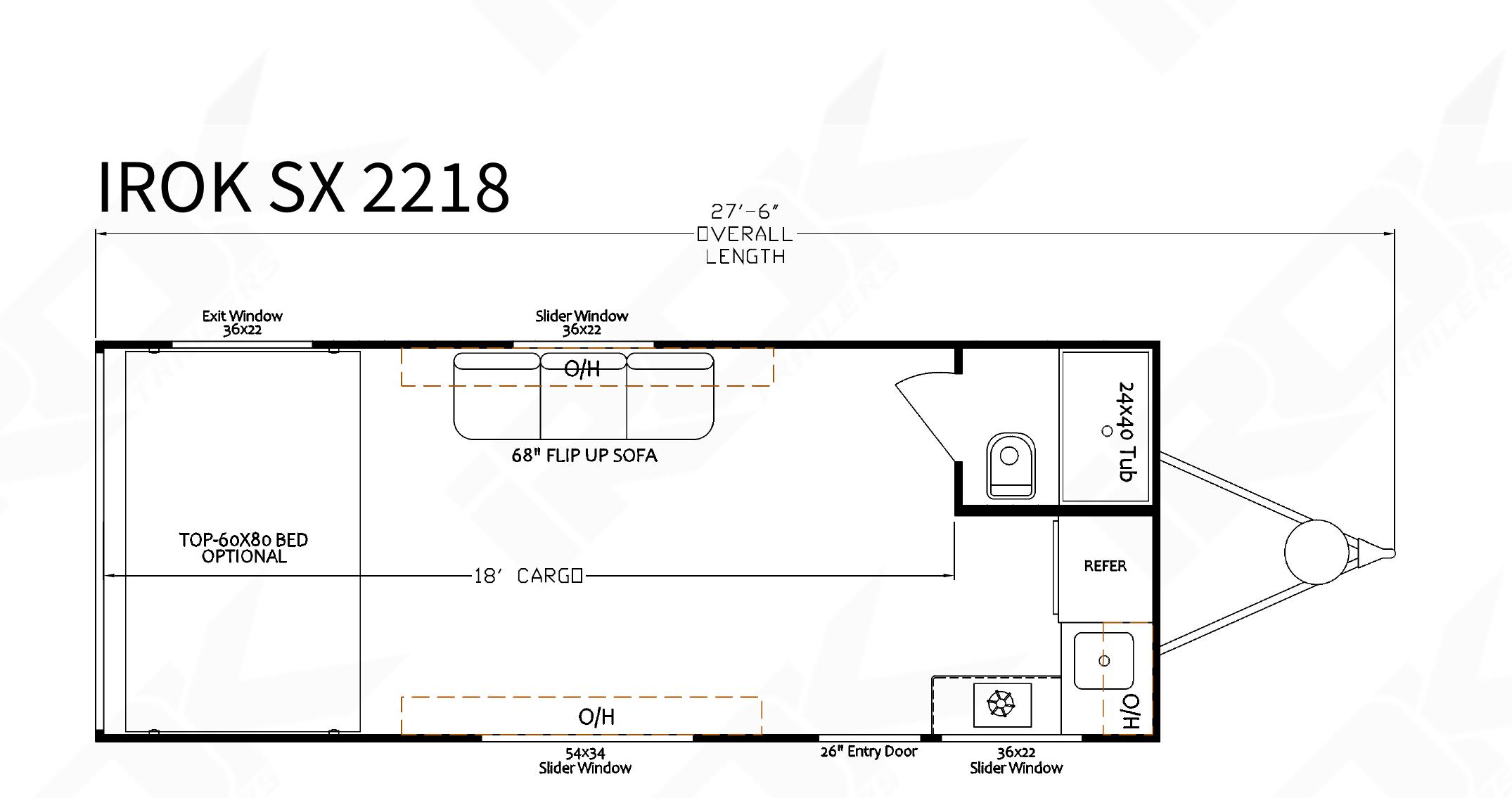 iROK SX SX 2218 floorplan