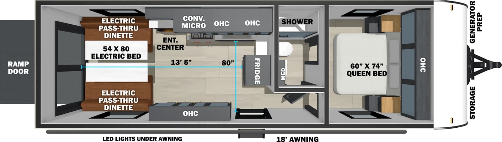 2026 Forest River Stealth 2513 floorplan