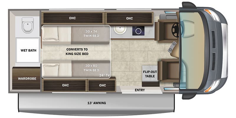 2023 Entegra Coach Ethos Li 20TL floorplan