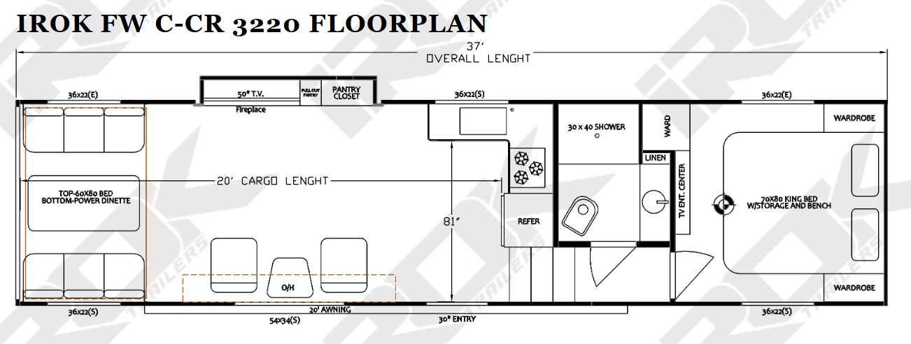 iROK FW C-CR Line IROK FW C-CR 3220 floorplan