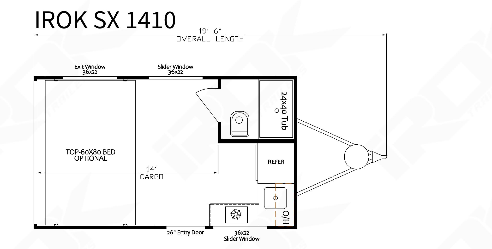 iROK SX SX 1410 floorplan