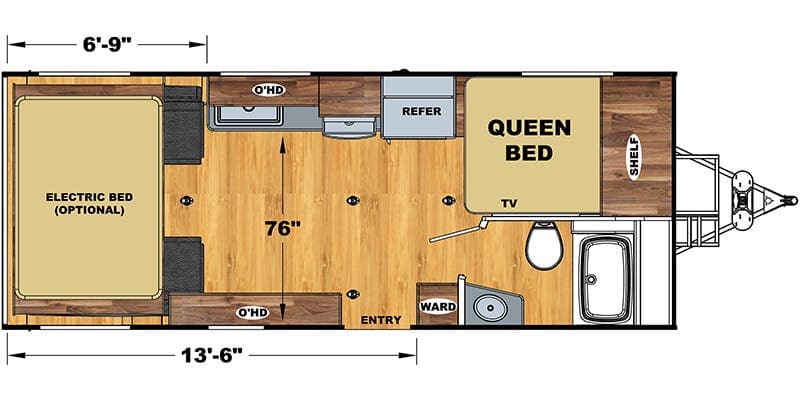2022 ECLIPSE ICONIC 19SBGLE floorplan