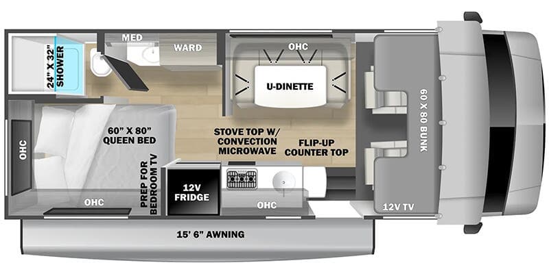 2025 Forest River Solera 22N floorplan
