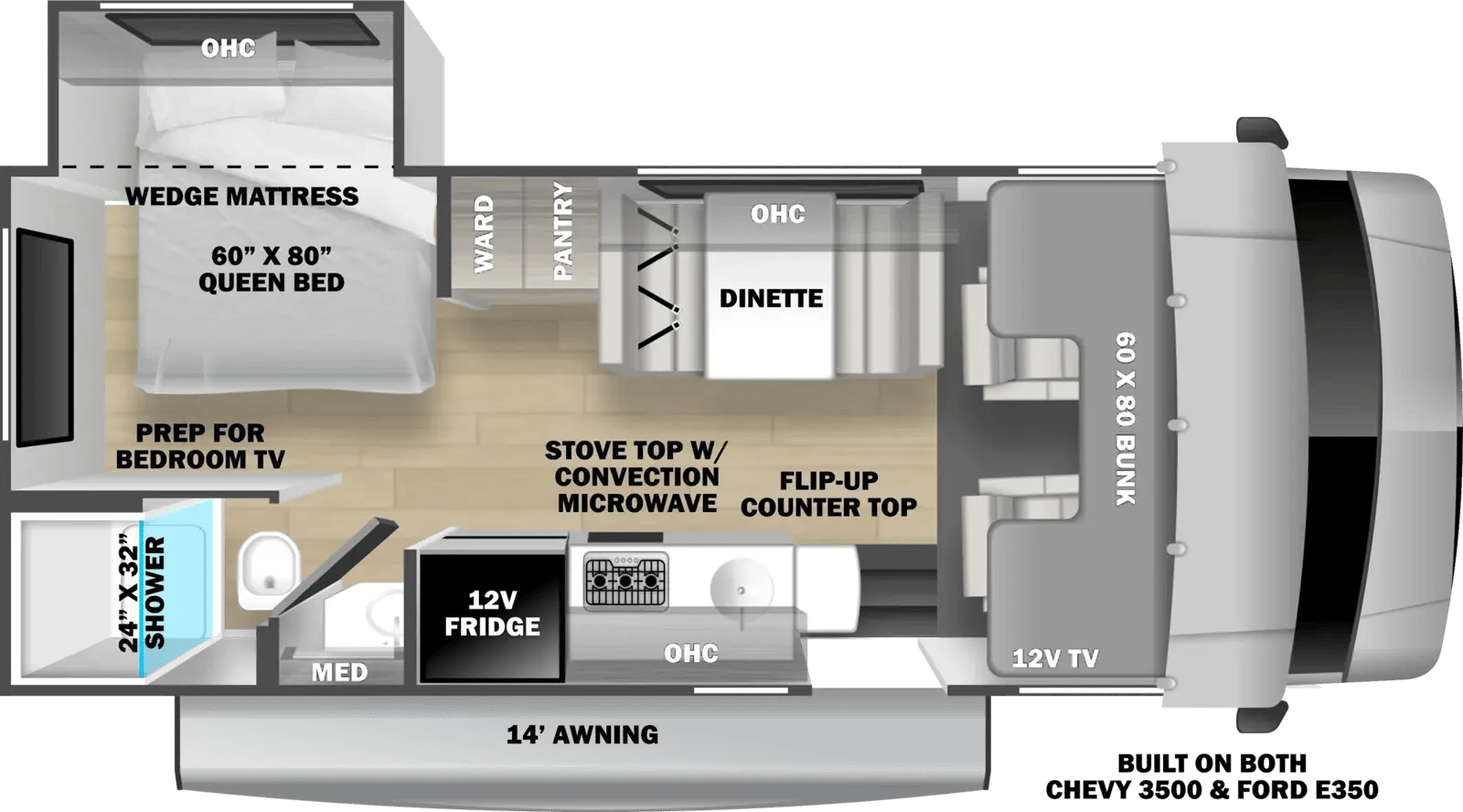 Forest River Solera 2252SF floorplan
