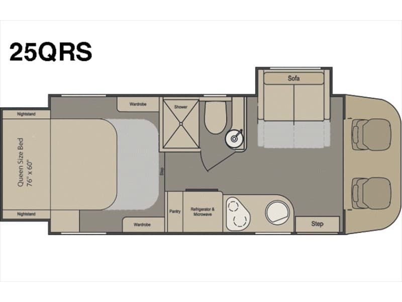 2015 Renegade Villagio 25QRS floorplan