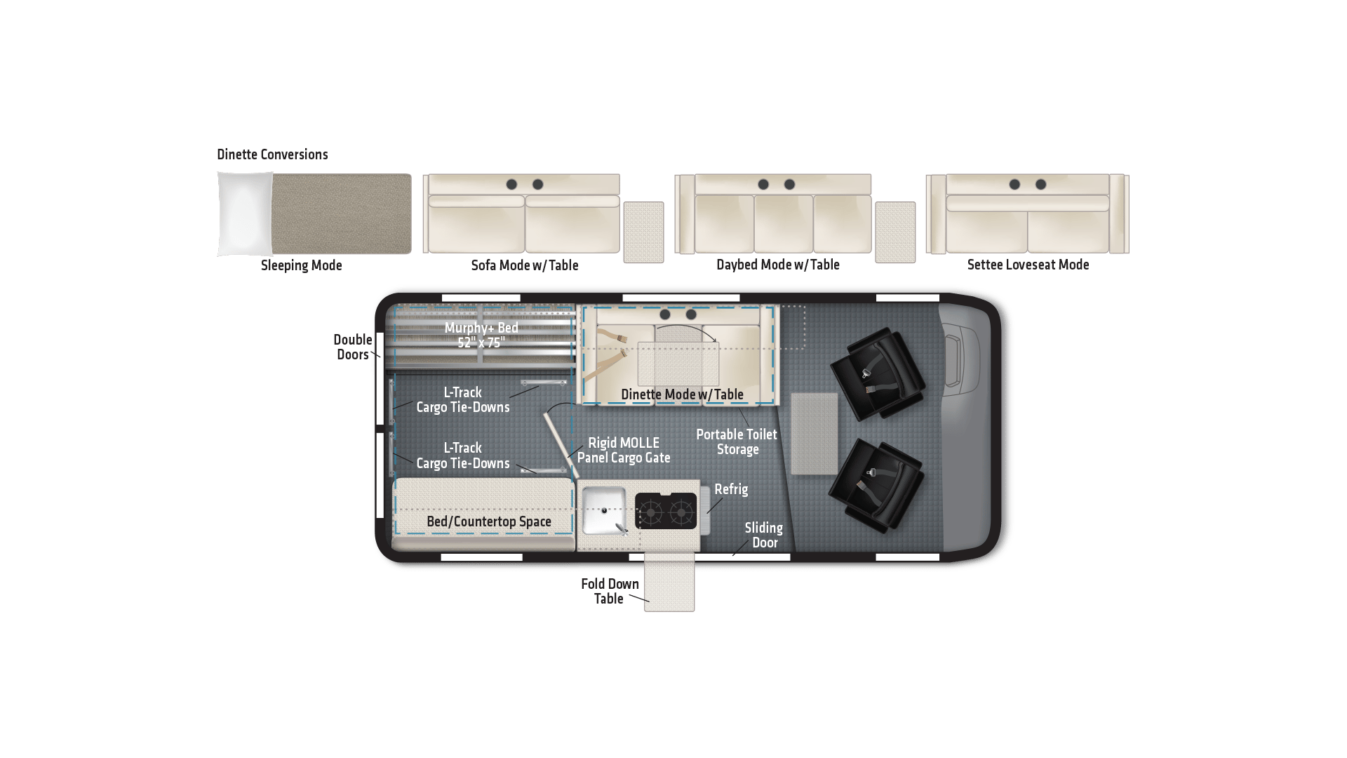 Winnebago Solis Pocket 36A floorplan