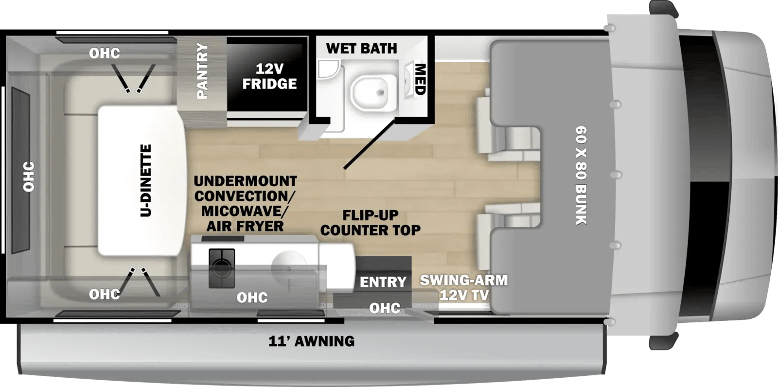 Forest River Solera 1952F floorplan