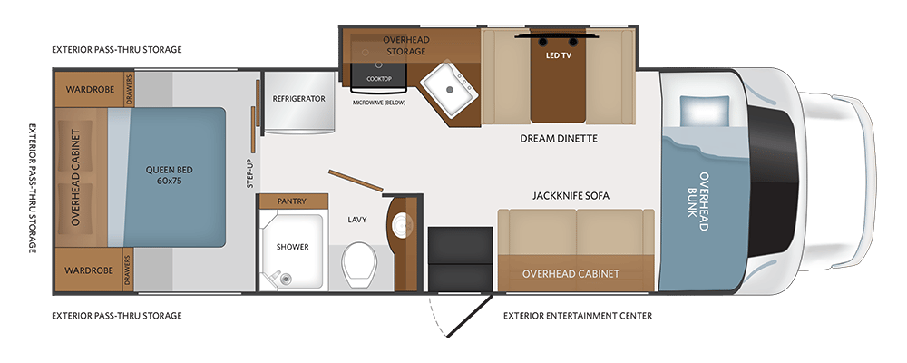 Fleetwood Altitude 29F floorplan