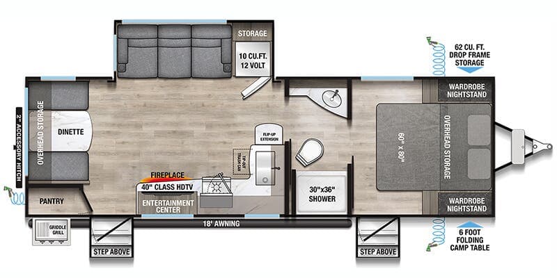 Alliance RV Delta 252RL floorplan