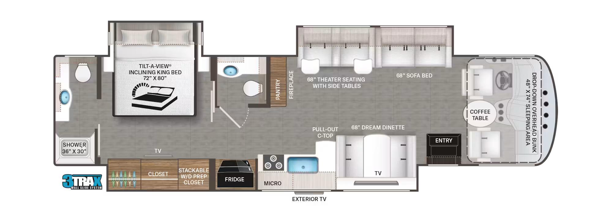 Thor Motor Coach Windsport 36H floorplan