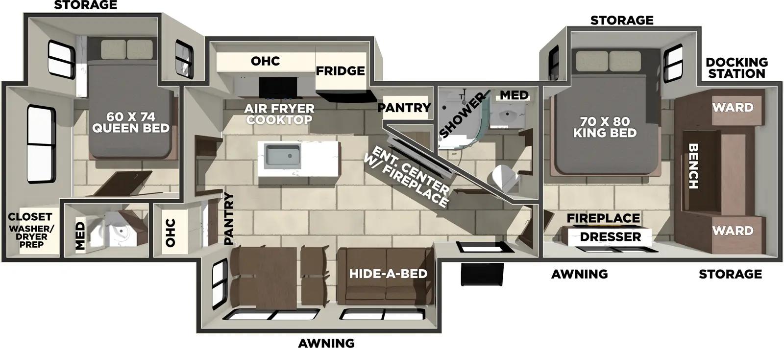 Forest River LaCrosse 3510DB floorplan