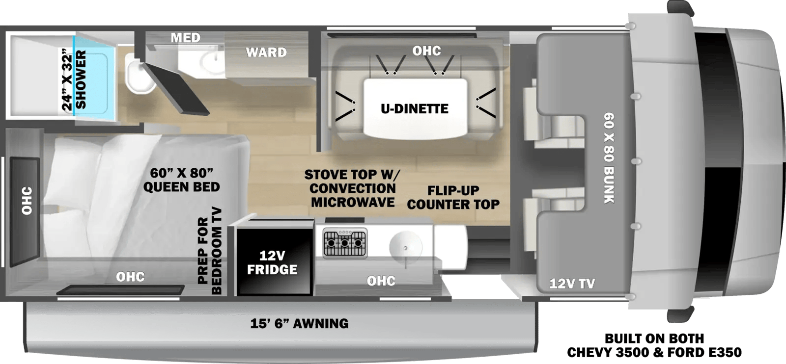 Forest River Solera 22N floorplan