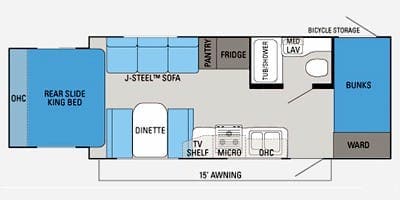 2011 Jayco Jay Feather Select X213 floorplan