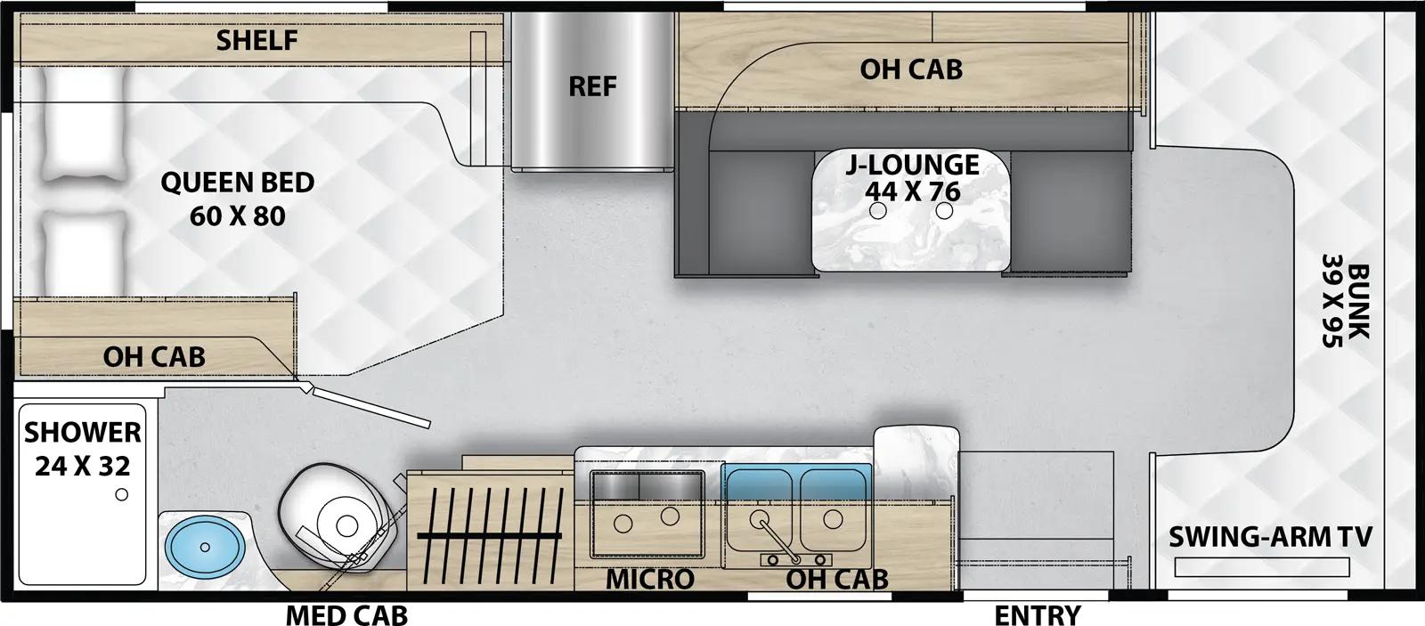 Coachmen Cross Trail 22XG floorplan