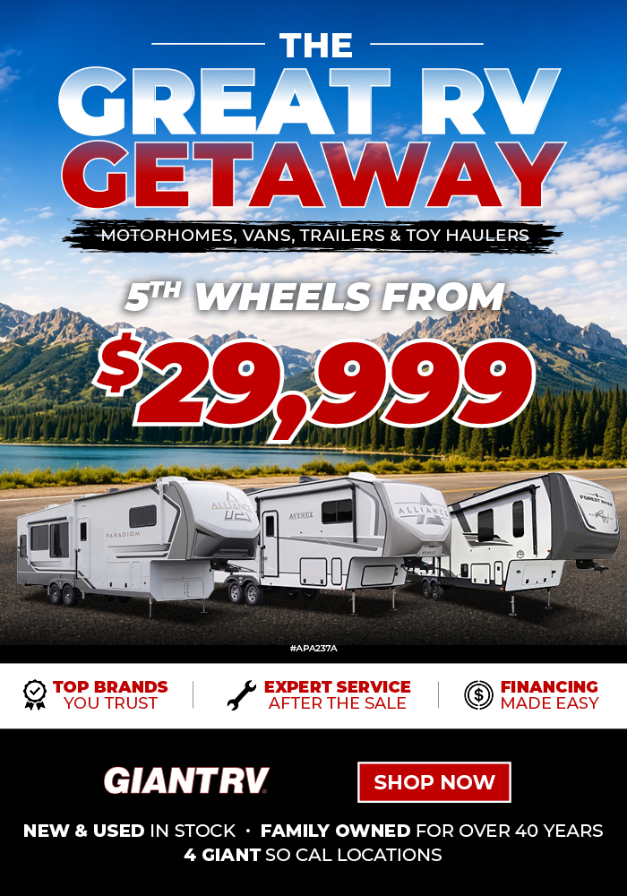 Great RV Getaway — Fifth Wheels