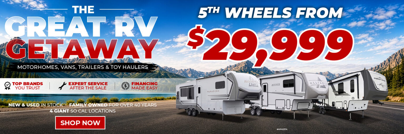 Great RV Getaway — Fifth Wheels
