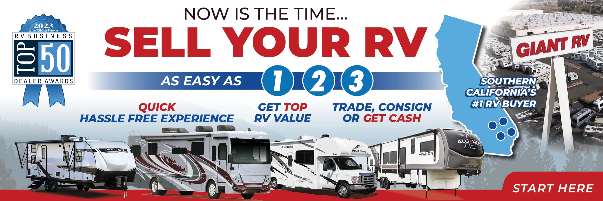 Now is the time to sell your RV — easy as 1, 2, 3