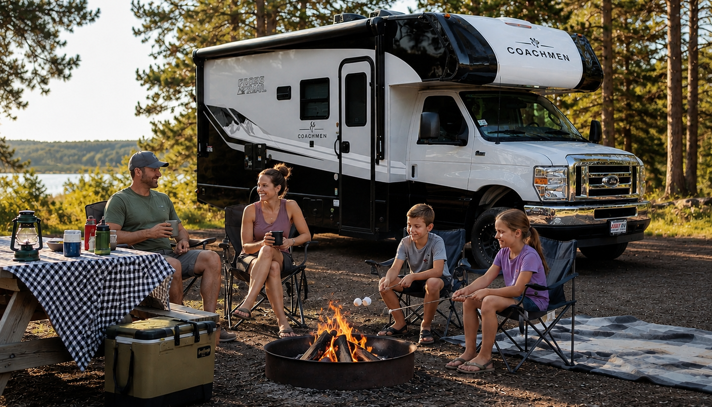 Coachmen Cross Trail ATH 4x4 camping scene